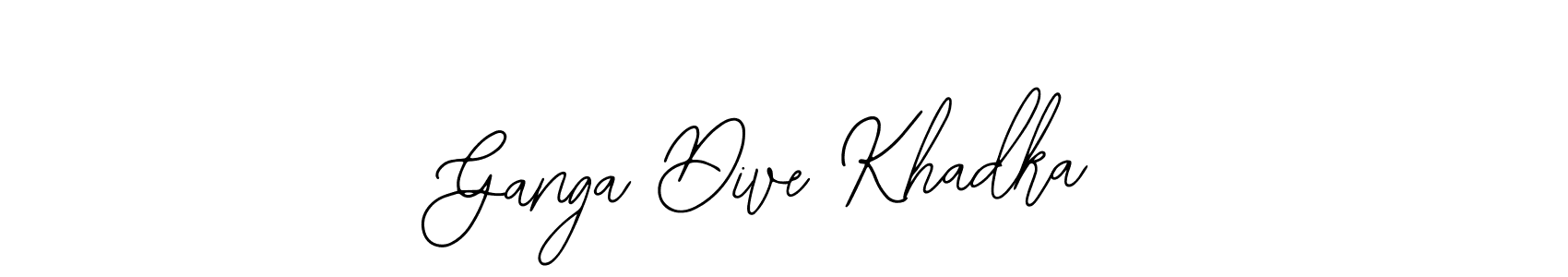 Also we have Ganga Dive Khadka name is the best signature style. Create professional handwritten signature collection using Bearetta-2O07w autograph style. Ganga Dive Khadka signature style 12 images and pictures png