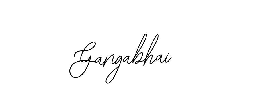 Also You can easily find your signature by using the search form. We will create Gangabhai name handwritten signature images for you free of cost using Bearetta-2O07w sign style. Gangabhai signature style 12 images and pictures png