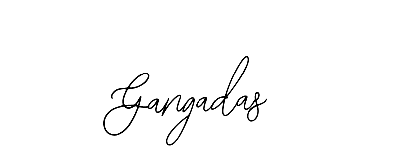 Make a beautiful signature design for name Gangadas. With this signature (Bearetta-2O07w) style, you can create a handwritten signature for free. Gangadas signature style 12 images and pictures png