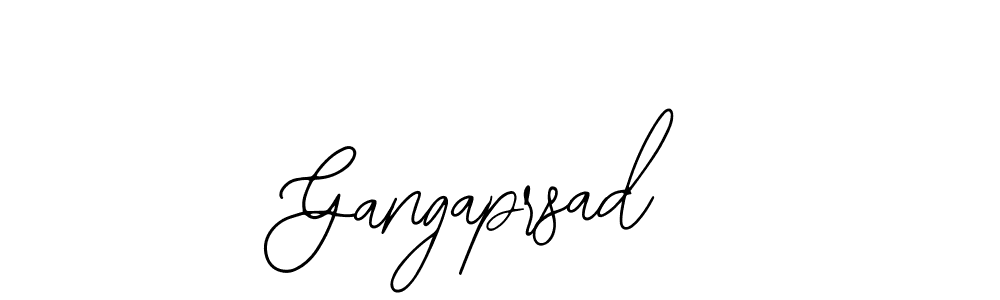 Use a signature maker to create a handwritten signature online. With this signature software, you can design (Bearetta-2O07w) your own signature for name Gangaprsad. Gangaprsad signature style 12 images and pictures png