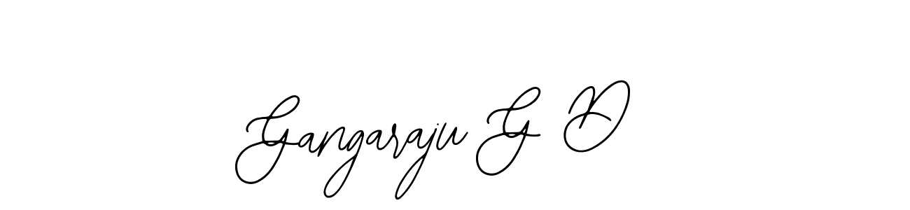 How to make Gangaraju G D signature? Bearetta-2O07w is a professional autograph style. Create handwritten signature for Gangaraju G D name. Gangaraju G D signature style 12 images and pictures png