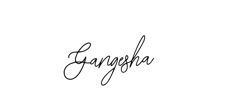 Bearetta-2O07w is a professional signature style that is perfect for those who want to add a touch of class to their signature. It is also a great choice for those who want to make their signature more unique. Get Gangesha name to fancy signature for free. Gangesha signature style 12 images and pictures png