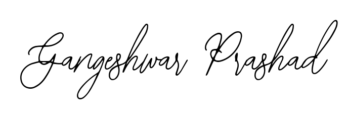 Enhance your business communications with Gangeshwar Prashad signature in Bearetta-2O07w lettering. Clean, modern, and universally compatible. Gangeshwar Prashad signature style 12 images and pictures png