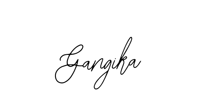 Create a beautiful signature design for name Gangika. With this signature (Bearetta-2O07w) fonts, you can make a handwritten signature for free. Gangika signature style 12 images and pictures png