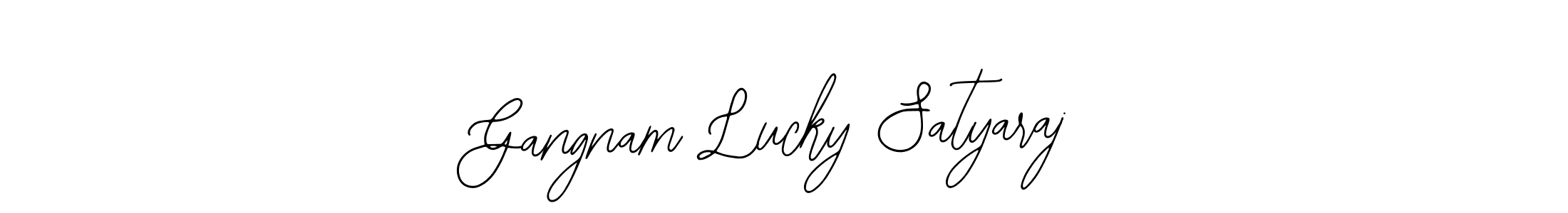 Similarly Bearetta-2O07w is the best handwritten signature design. Signature creator online .You can use it as an online autograph creator for name Gangnam Lucky Satyaraj. Gangnam Lucky Satyaraj signature style 12 images and pictures png