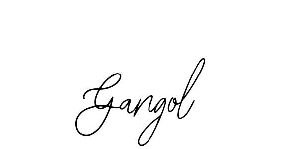 Gangol stylish signature style. Best Handwritten Sign (Bearetta-2O07w) for my name. Handwritten Signature Collection Ideas for my name Gangol. Gangol signature style 12 images and pictures png