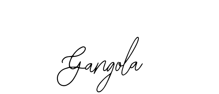 Also we have Gangola name is the best signature style. Create professional handwritten signature collection using Bearetta-2O07w autograph style. Gangola signature style 12 images and pictures png