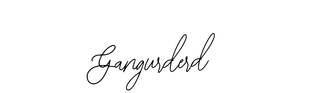 Design your own signature with our free online signature maker. With this signature software, you can create a handwritten (Bearetta-2O07w) signature for name Gangurderd. Gangurderd signature style 12 images and pictures png