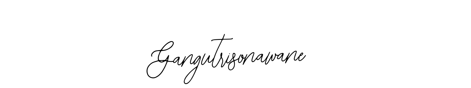 Similarly Bearetta-2O07w is the best handwritten signature design. Signature creator online .You can use it as an online autograph creator for name Gangutrisonawane. Gangutrisonawane signature style 12 images and pictures png