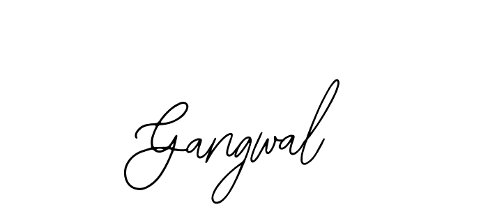 How to make Gangwal signature? Bearetta-2O07w is a professional autograph style. Create handwritten signature for Gangwal name. Gangwal signature style 12 images and pictures png