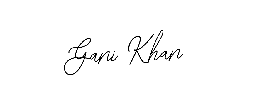Make a beautiful signature design for name Gani Khan. With this signature (Bearetta-2O07w) style, you can create a handwritten signature for free. Gani Khan signature style 12 images and pictures png
