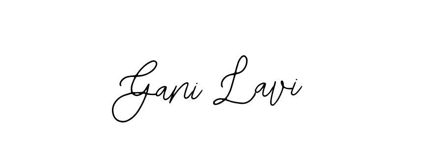 Also You can easily find your signature by using the search form. We will create Gani Lavi name handwritten signature images for you free of cost using Bearetta-2O07w sign style. Gani Lavi signature style 12 images and pictures png