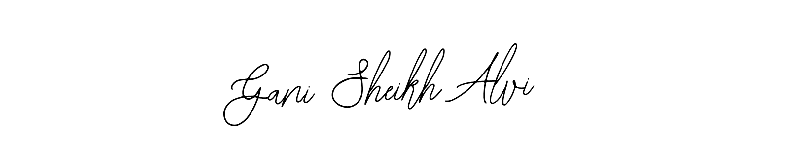 Once you've used our free online signature maker to create your best signature Bearetta-2O07w style, it's time to enjoy all of the benefits that Gani Sheikh Alvi name signing documents. Gani Sheikh Alvi signature style 12 images and pictures png