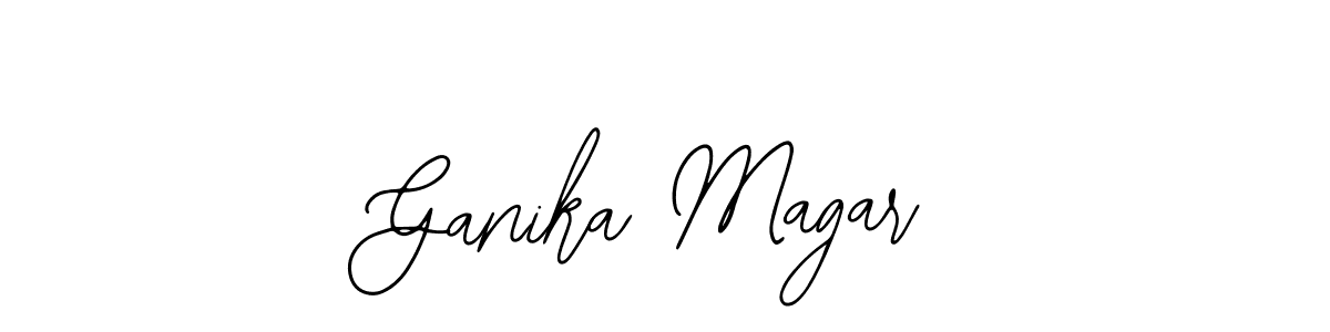 Design your own signature with our free online signature maker. With this signature software, you can create a handwritten (Bearetta-2O07w) signature for name Ganika Magar. Ganika Magar signature style 12 images and pictures png