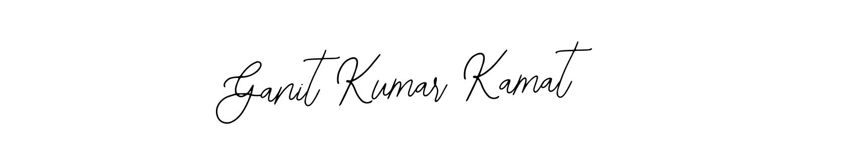 Make a beautiful signature design for name Ganit Kumar Kamat. With this signature (Bearetta-2O07w) style, you can create a handwritten signature for free. Ganit Kumar Kamat signature style 12 images and pictures png