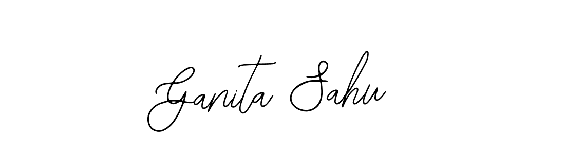 Design your own signature with our free online signature maker. With this signature software, you can create a handwritten (Bearetta-2O07w) signature for name Ganita Sahu. Ganita Sahu signature style 12 images and pictures png