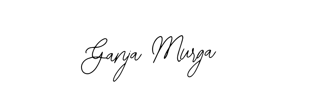 Use a signature maker to create a handwritten signature online. With this signature software, you can design (Bearetta-2O07w) your own signature for name Ganja Murga. Ganja Murga signature style 12 images and pictures png