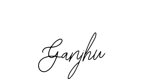 Use a signature maker to create a handwritten signature online. With this signature software, you can design (Bearetta-2O07w) your own signature for name Ganjhu. Ganjhu signature style 12 images and pictures png