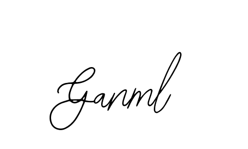 if you are searching for the best signature style for your name Ganml. so please give up your signature search. here we have designed multiple signature styles  using Bearetta-2O07w. Ganml signature style 12 images and pictures png