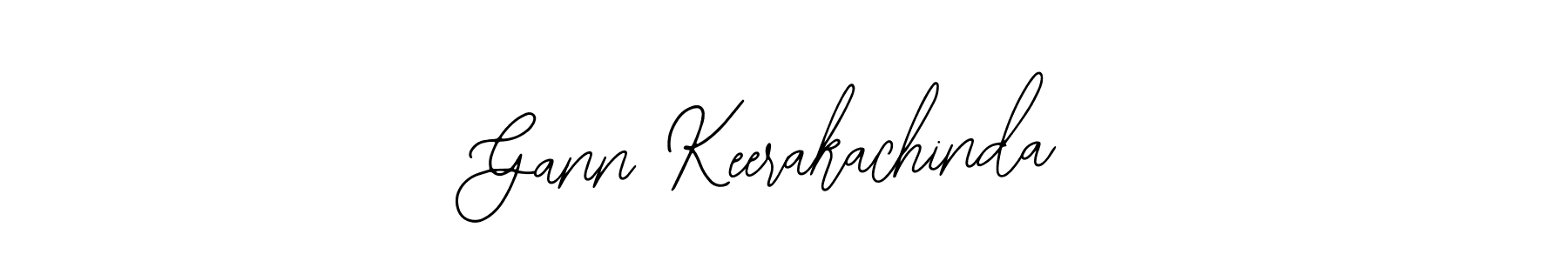 How to make Gann Keerakachinda name signature. Use Bearetta-2O07w style for creating short signs online. This is the latest handwritten sign. Gann Keerakachinda signature style 12 images and pictures png