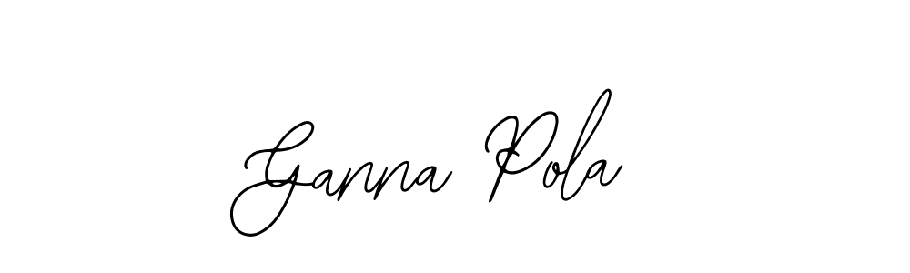 It looks lik you need a new signature style for name Ganna Pola. Design unique handwritten (Bearetta-2O07w) signature with our free signature maker in just a few clicks. Ganna Pola signature style 12 images and pictures png