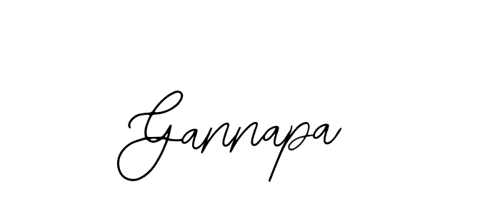 You should practise on your own different ways (Bearetta-2O07w) to write your name (Gannapa) in signature. don't let someone else do it for you. Gannapa signature style 12 images and pictures png