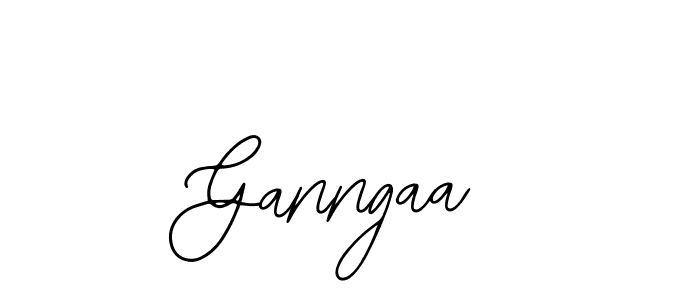 Use a signature maker to create a handwritten signature online. With this signature software, you can design (Bearetta-2O07w) your own signature for name Ganngaa. Ganngaa signature style 12 images and pictures png