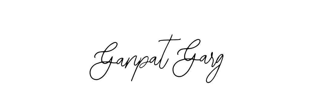 Similarly Bearetta-2O07w is the best handwritten signature design. Signature creator online .You can use it as an online autograph creator for name Ganpat Garg. Ganpat Garg signature style 12 images and pictures png