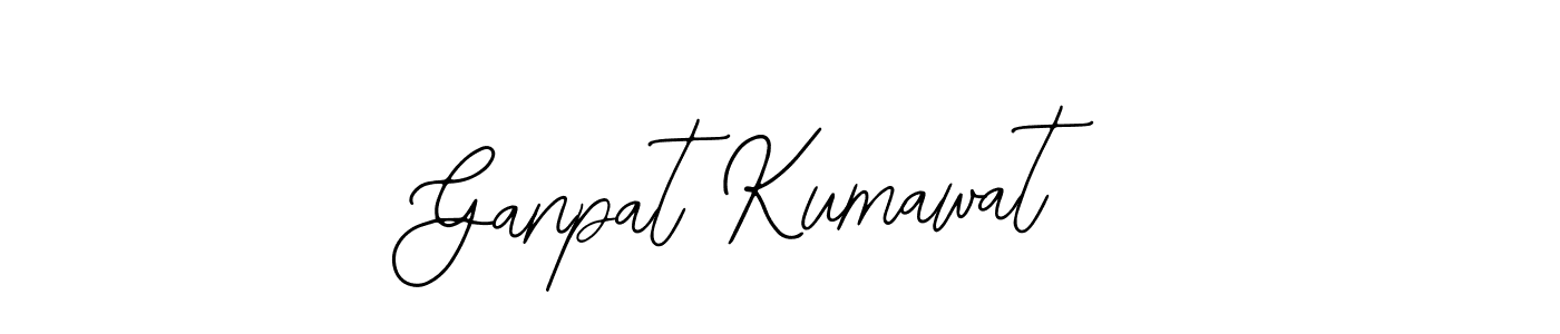 Bearetta-2O07w is a professional signature style that is perfect for those who want to add a touch of class to their signature. It is also a great choice for those who want to make their signature more unique. Get Ganpat Kumawat name to fancy signature for free. Ganpat Kumawat signature style 12 images and pictures png