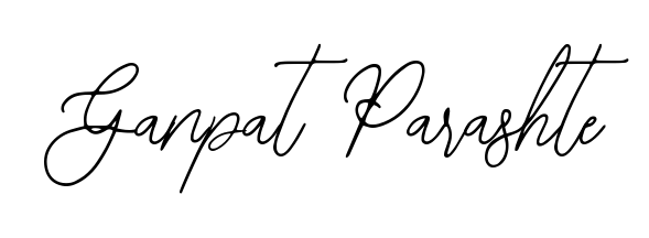 Enhance your business communications with Ganpat Parashte signature in Bearetta-2O07w lettering. Clean, modern, and universally compatible. Ganpat Parashte signature style 12 images and pictures png