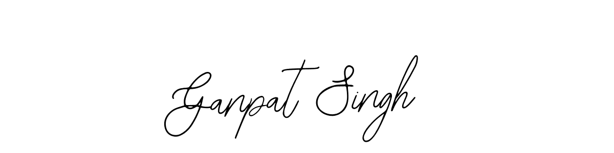 The best way (Bearetta-2O07w) to make a short signature is to pick only two or three words in your name. The name Ganpat Singh include a total of six letters. For converting this name. Ganpat Singh signature style 12 images and pictures png