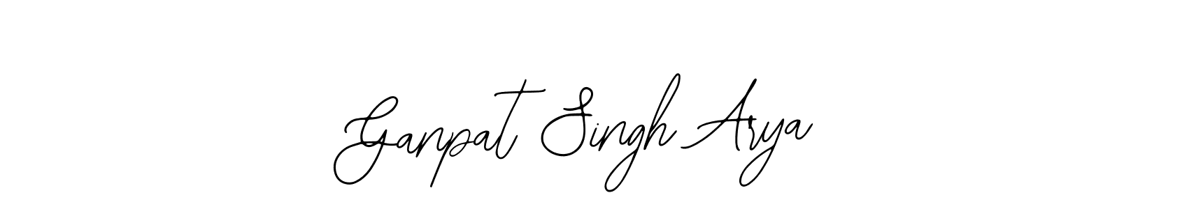 Design your own signature with our free online signature maker. With this signature software, you can create a handwritten (Bearetta-2O07w) signature for name Ganpat Singh Arya. Ganpat Singh Arya signature style 12 images and pictures png