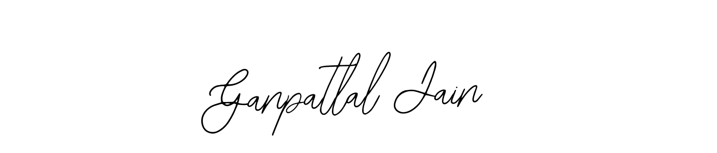 How to make Ganpatlal Jain signature? Bearetta-2O07w is a professional autograph style. Create handwritten signature for Ganpatlal Jain name. Ganpatlal Jain signature style 12 images and pictures png