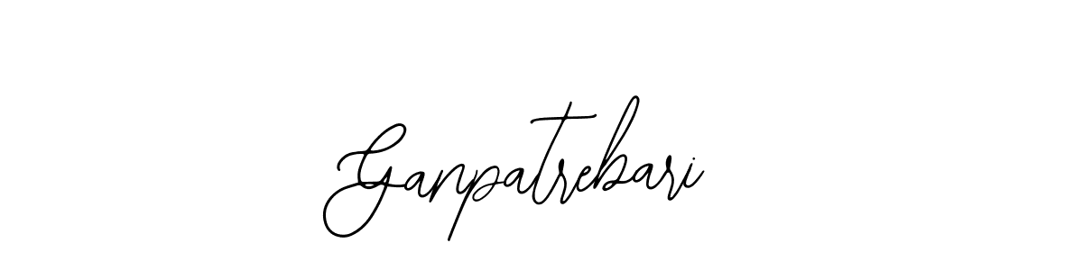 Ganpatrebari stylish signature style. Best Handwritten Sign (Bearetta-2O07w) for my name. Handwritten Signature Collection Ideas for my name Ganpatrebari. Ganpatrebari signature style 12 images and pictures png