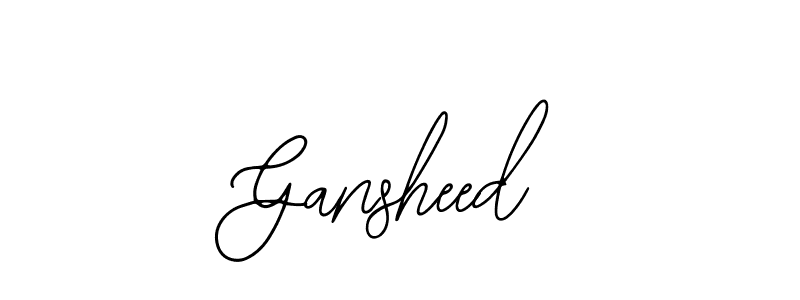 Similarly Bearetta-2O07w is the best handwritten signature design. Signature creator online .You can use it as an online autograph creator for name Gansheed. Gansheed signature style 12 images and pictures png
