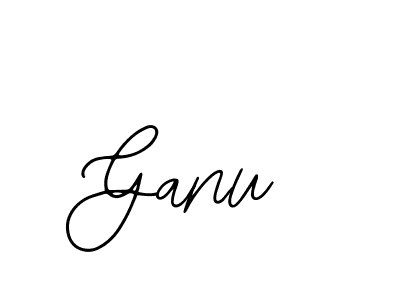 if you are searching for the best signature style for your name Ganu. so please give up your signature search. here we have designed multiple signature styles  using Bearetta-2O07w. Ganu signature style 12 images and pictures png