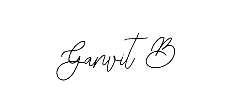Similarly Bearetta-2O07w is the best handwritten signature design. Signature creator online .You can use it as an online autograph creator for name Ganvit B. Ganvit B signature style 12 images and pictures png