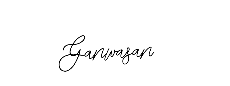 if you are searching for the best signature style for your name Ganwasan. so please give up your signature search. here we have designed multiple signature styles  using Bearetta-2O07w. Ganwasan signature style 12 images and pictures png