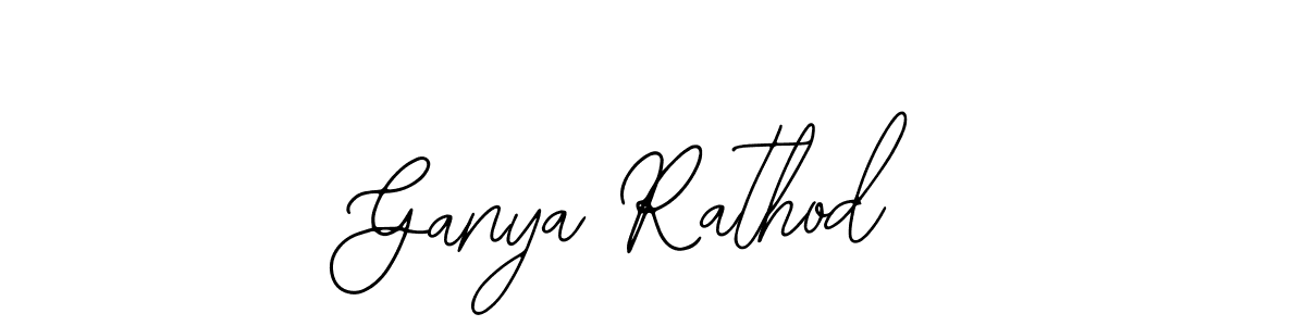 Design your own signature with our free online signature maker. With this signature software, you can create a handwritten (Bearetta-2O07w) signature for name Ganya Rathod. Ganya Rathod signature style 12 images and pictures png