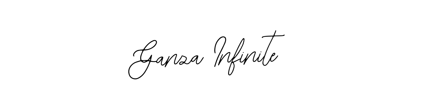 How to make Ganza Infinite name signature. Use Bearetta-2O07w style for creating short signs online. This is the latest handwritten sign. Ganza Infinite signature style 12 images and pictures png