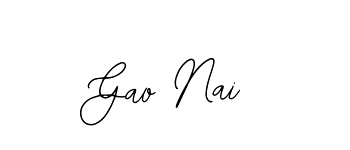 How to Draw Gao Nai signature style? Bearetta-2O07w is a latest design signature styles for name Gao Nai. Gao Nai signature style 12 images and pictures png