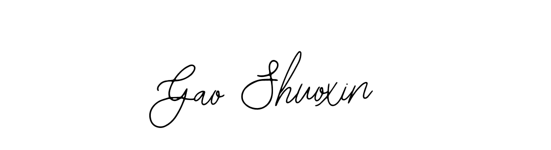 How to Draw Gao Shuoxin signature style? Bearetta-2O07w is a latest design signature styles for name Gao Shuoxin. Gao Shuoxin signature style 12 images and pictures png