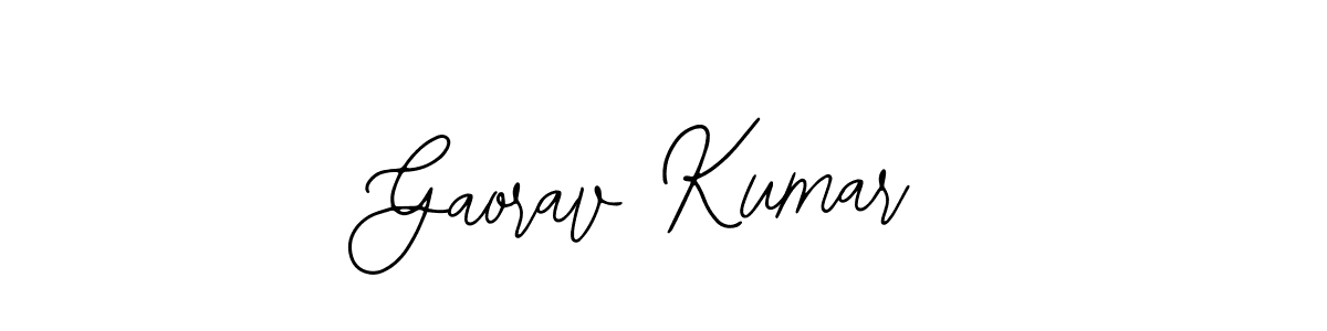 How to make Gaorav Kumar signature? Bearetta-2O07w is a professional autograph style. Create handwritten signature for Gaorav Kumar name. Gaorav Kumar signature style 12 images and pictures png