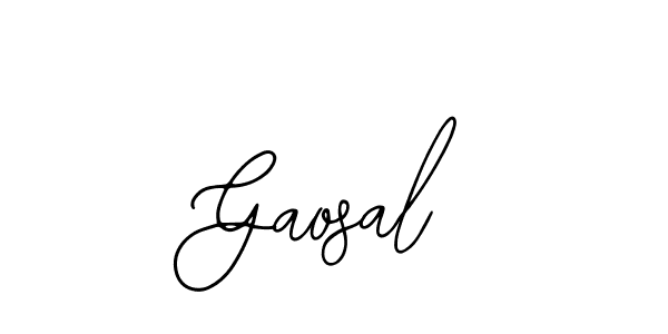 Bearetta-2O07w is a professional signature style that is perfect for those who want to add a touch of class to their signature. It is also a great choice for those who want to make their signature more unique. Get Gaosal name to fancy signature for free. Gaosal signature style 12 images and pictures png