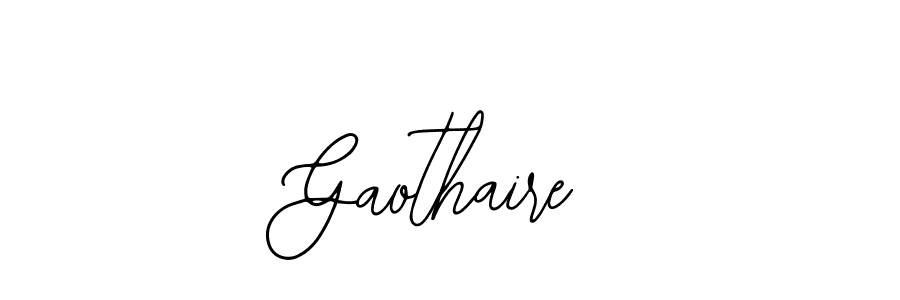 How to make Gaothaire signature? Bearetta-2O07w is a professional autograph style. Create handwritten signature for Gaothaire name. Gaothaire signature style 12 images and pictures png