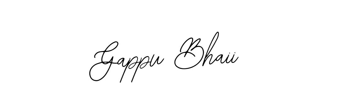 How to Draw Gappu Bhaii signature style? Bearetta-2O07w is a latest design signature styles for name Gappu Bhaii. Gappu Bhaii signature style 12 images and pictures png