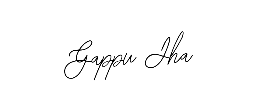 Also we have Gappu Jha name is the best signature style. Create professional handwritten signature collection using Bearetta-2O07w autograph style. Gappu Jha signature style 12 images and pictures png