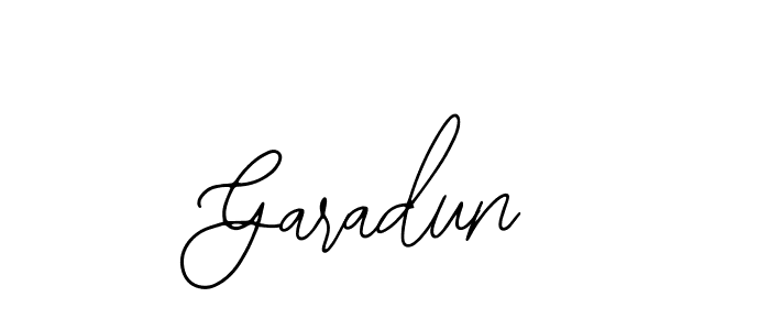 How to make Garadun name signature. Use Bearetta-2O07w style for creating short signs online. This is the latest handwritten sign. Garadun signature style 12 images and pictures png