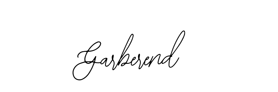 Design your own signature with our free online signature maker. With this signature software, you can create a handwritten (Bearetta-2O07w) signature for name Garberend. Garberend signature style 12 images and pictures png