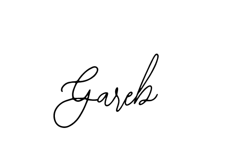 You should practise on your own different ways (Bearetta-2O07w) to write your name (Gareb) in signature. don't let someone else do it for you. Gareb signature style 12 images and pictures png